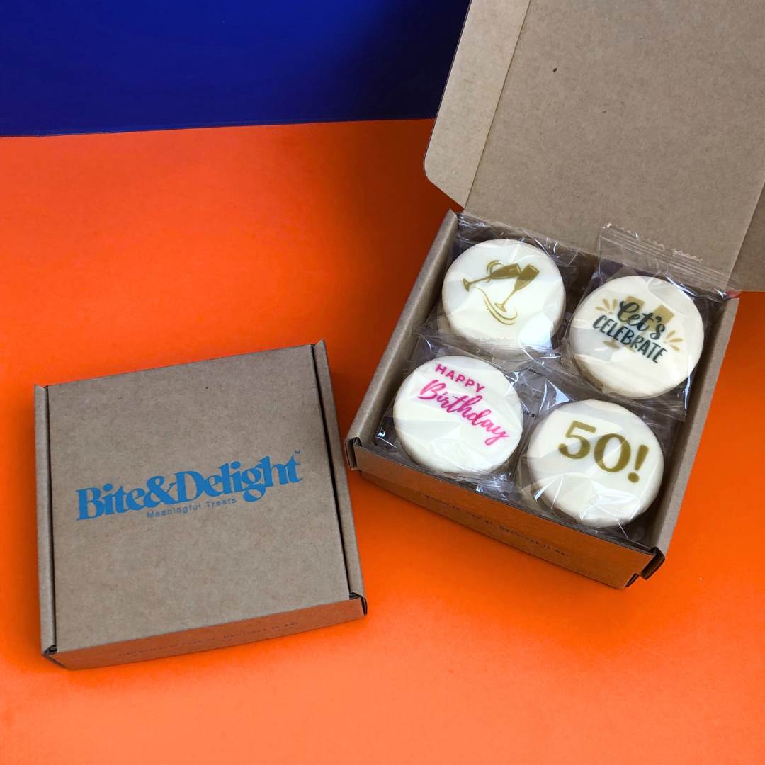 8 box birthday cookie selection