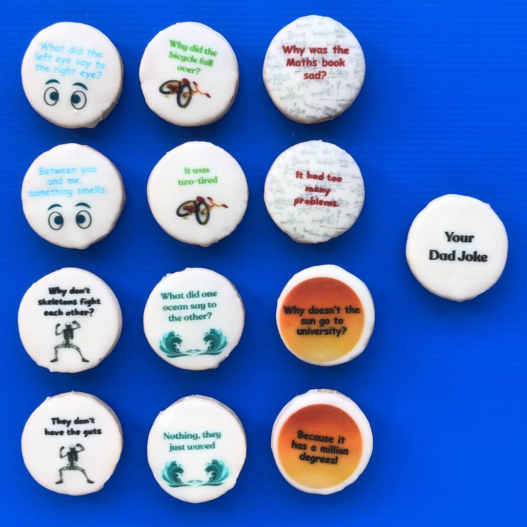 Dad Joke cookie selection