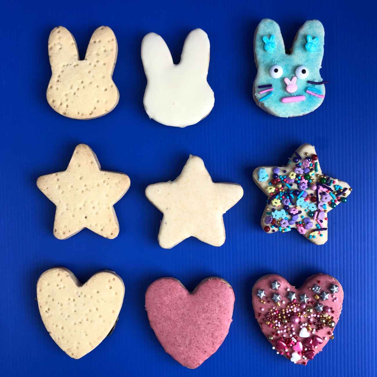 Shortbread cookie iced and decorated