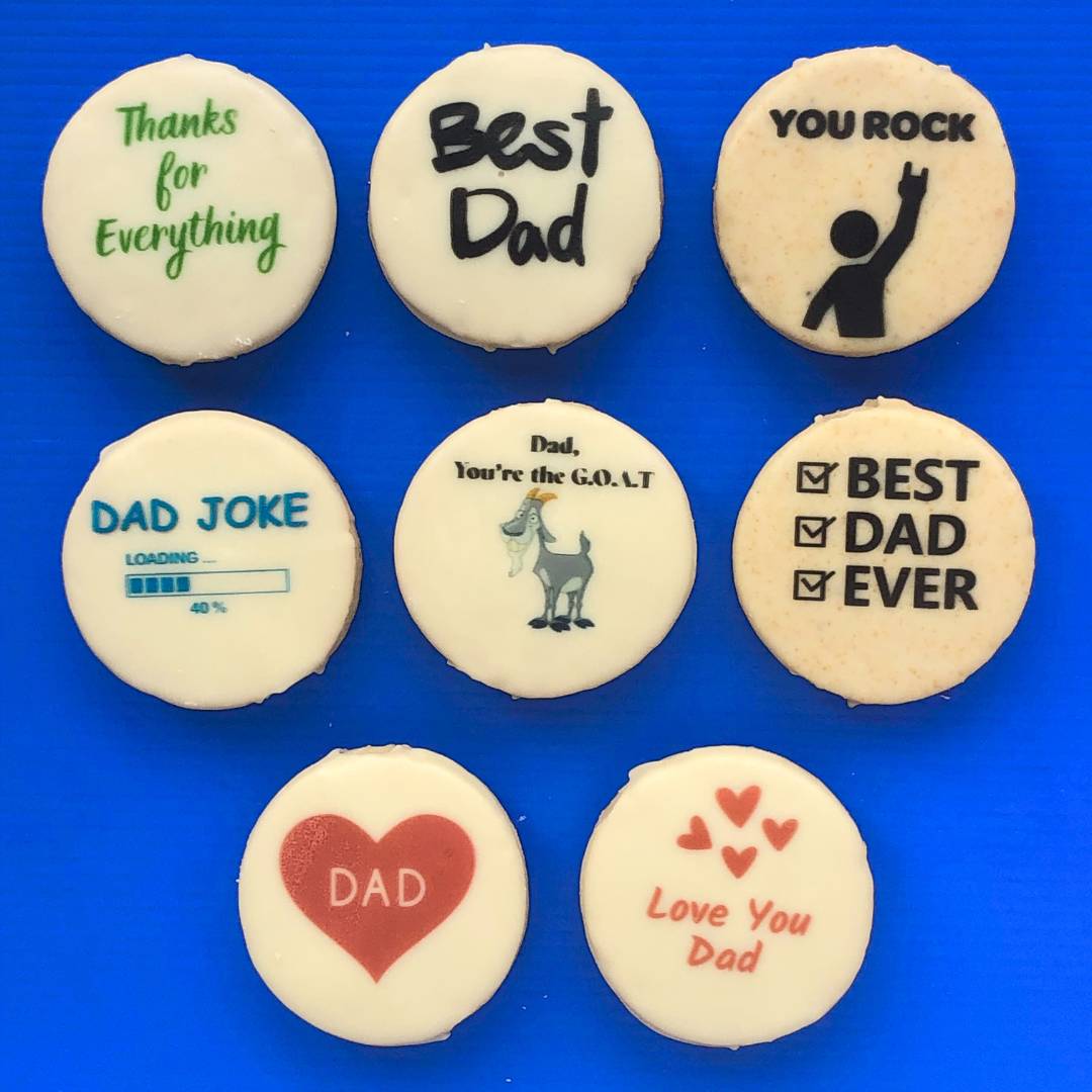 Fathers Day cookie selection