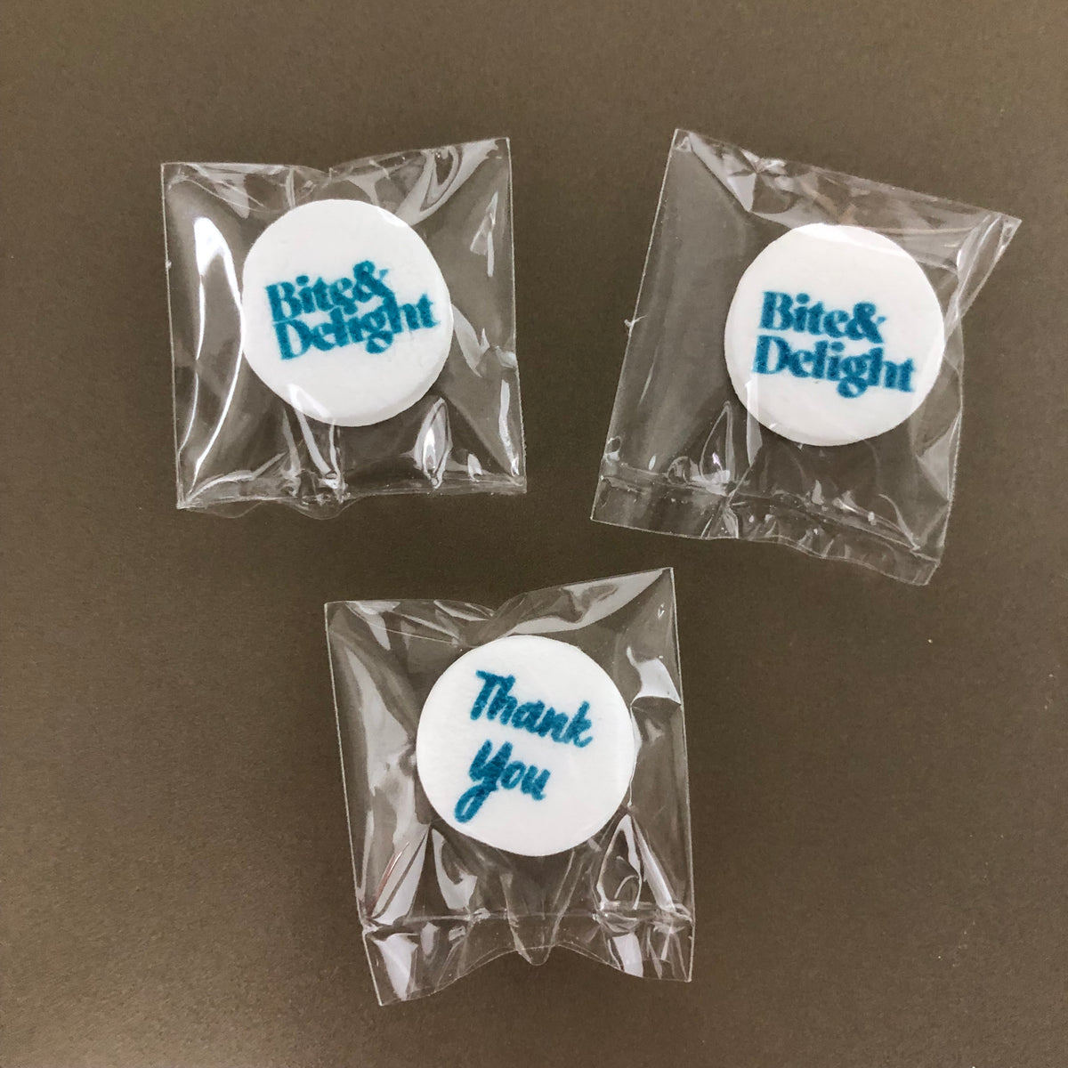 Individually Wrapped Custom Printed Mints Bite & Delight NZ