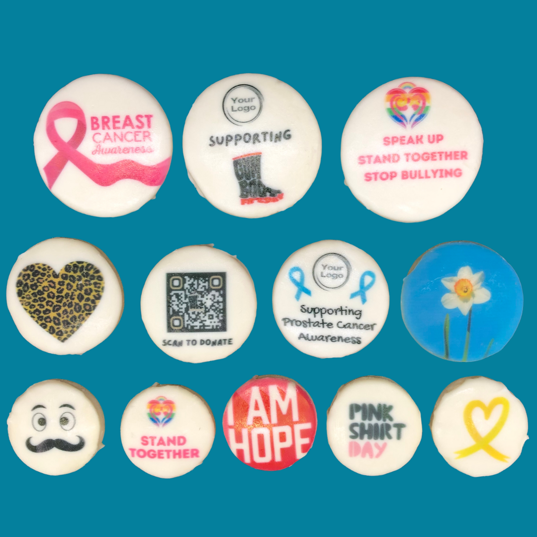 Cookies for Charity Events Add Your Logo & More . . . Bite & Delight NZ