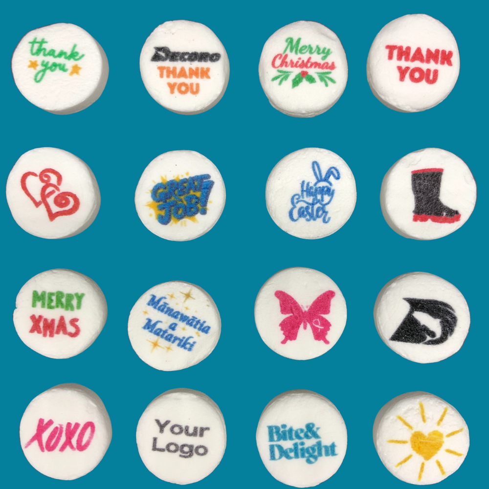 
                  
                    Bite & Delight Custom Printed Mints with your logo
                  
                