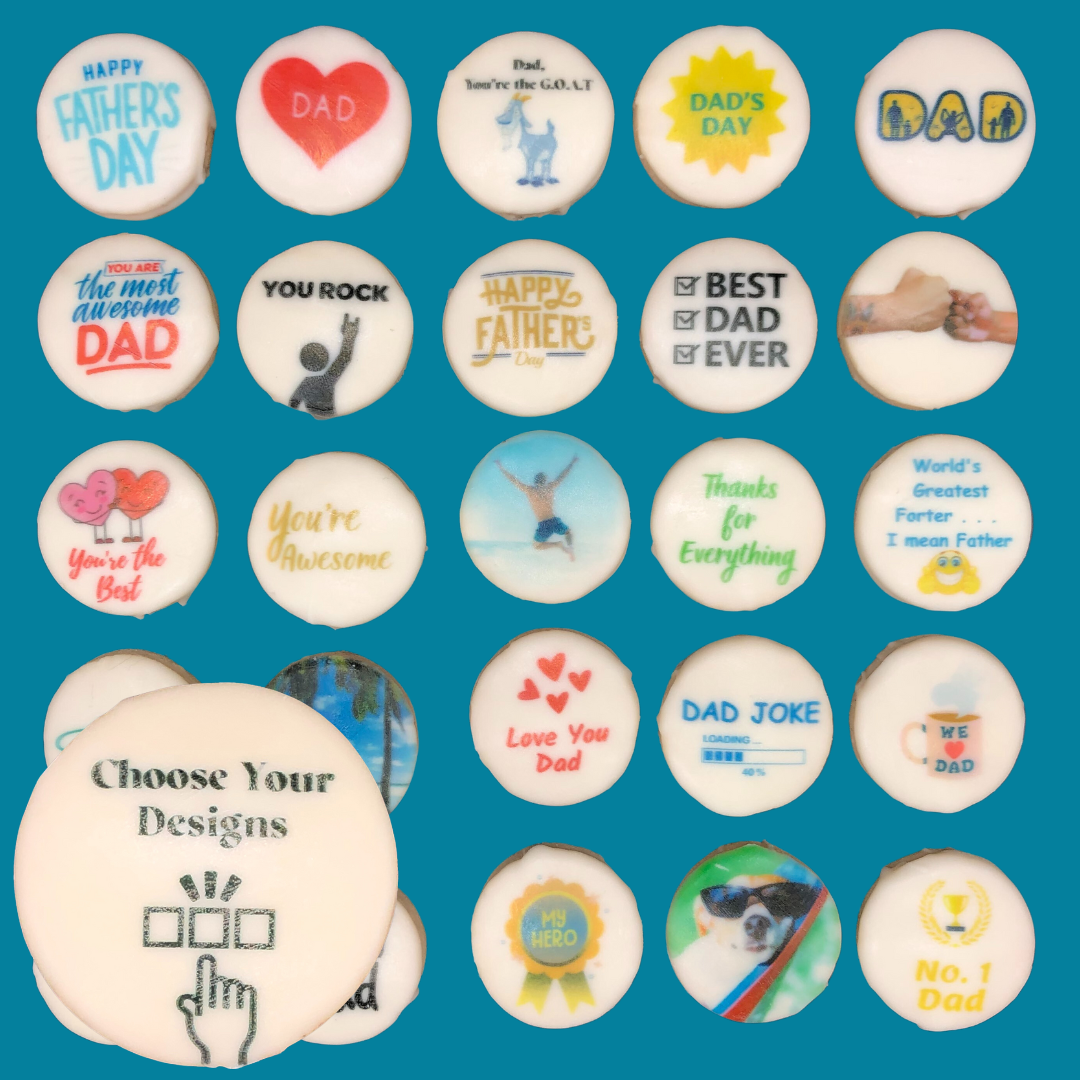 Fathers Day Custom Cookie Gift Box Selection