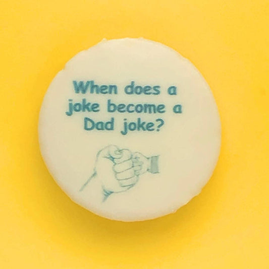 Dad Joke Printed Cookie