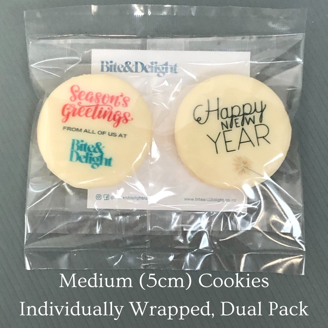 Custom Cookie Dual Pack Medium Cookies wrapped