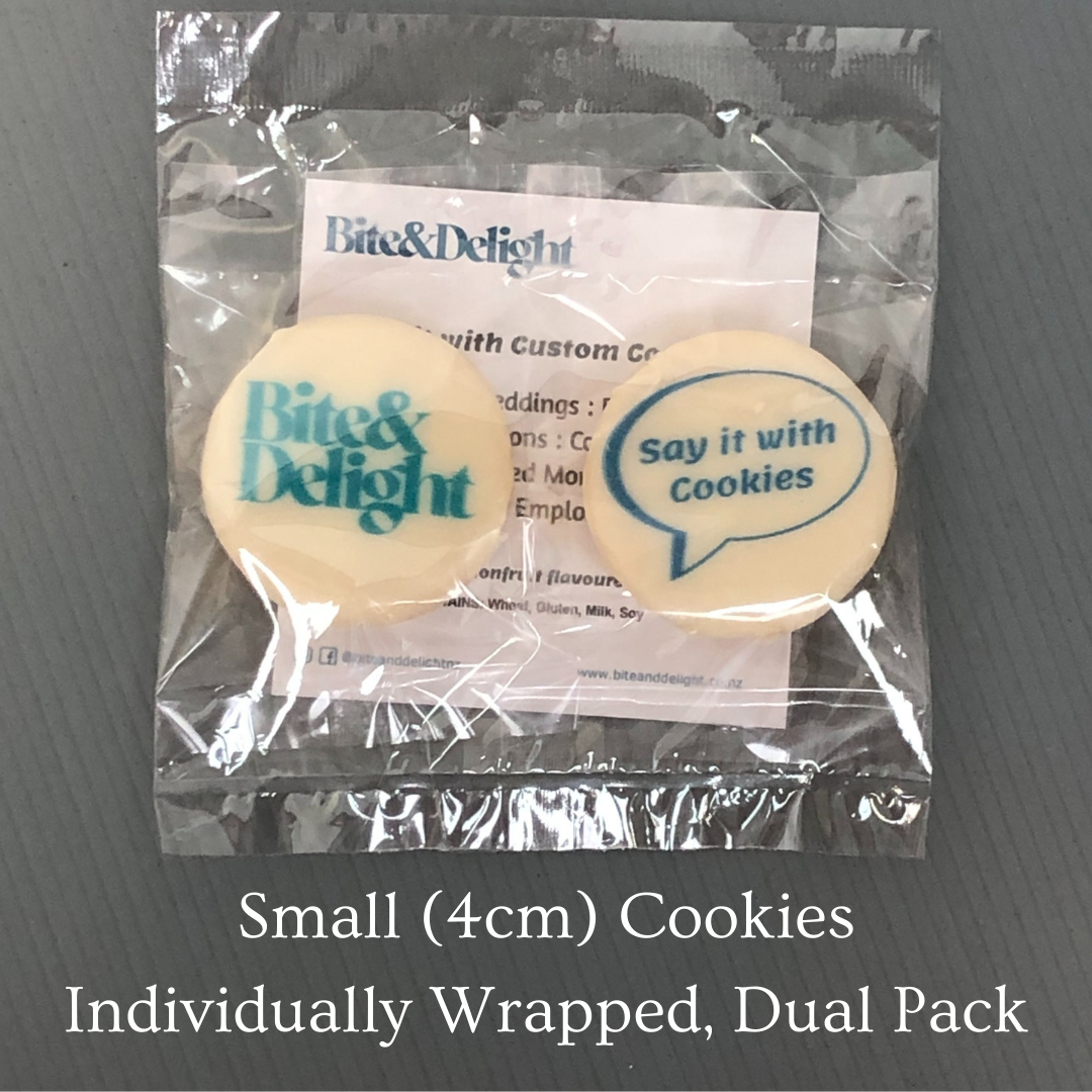 Custom Cookie Dual Pack Small Cookies wrapped