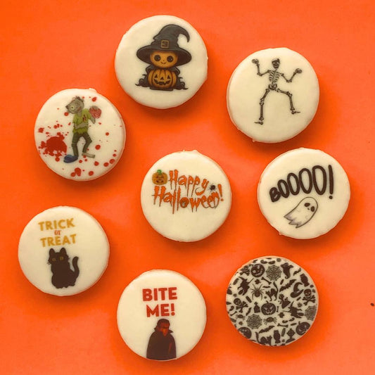 Halloween printed cookies