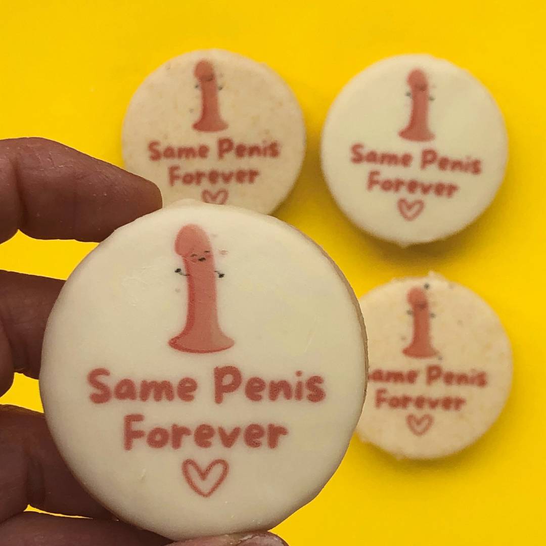 Hens party custom printed cookies