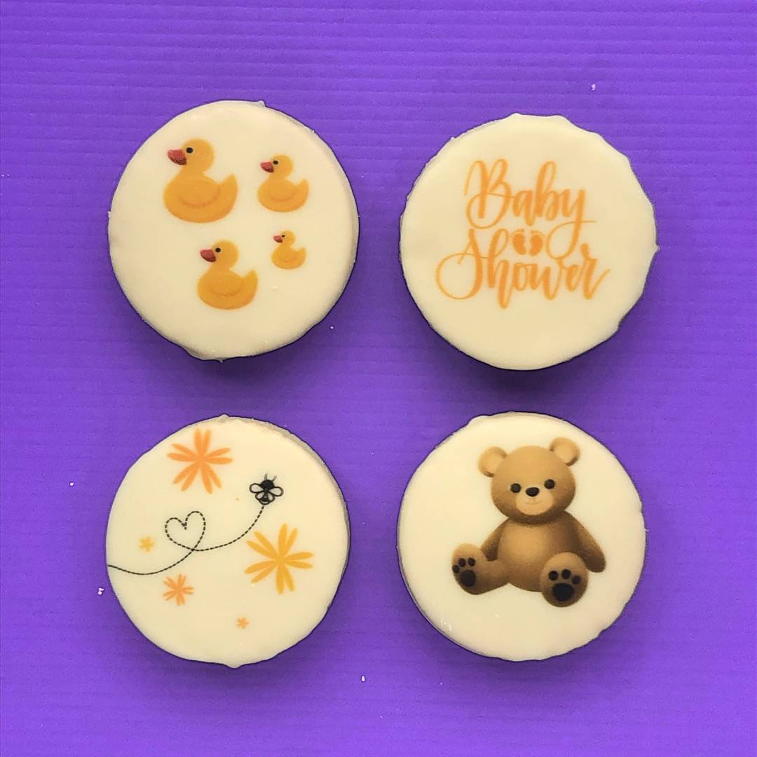 Baby shower cookies