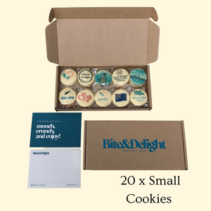 
                  
                    Bite & Delight 20 Small Custom Cookie Gift Box
                  
                