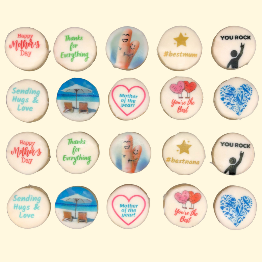 
                  
                    Bite & Delight Small Custom Printed Cookie Selection for Mothers Day Present
                  
                