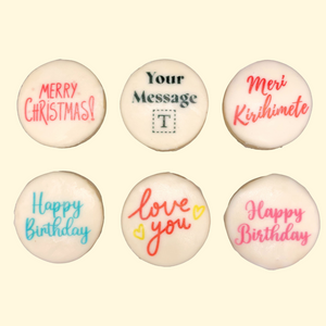 
                  
                    Personalise your message by choosing one of our Bite & Delight cookie messages or create your own ,
                  
                