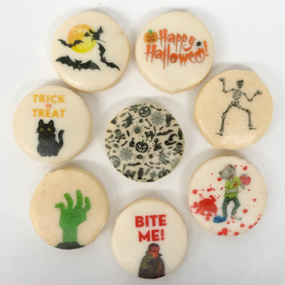 Bite & Delight Halloween Custom Printed Cookie Designs