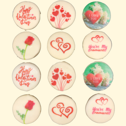 Love You! Valentines Cookies