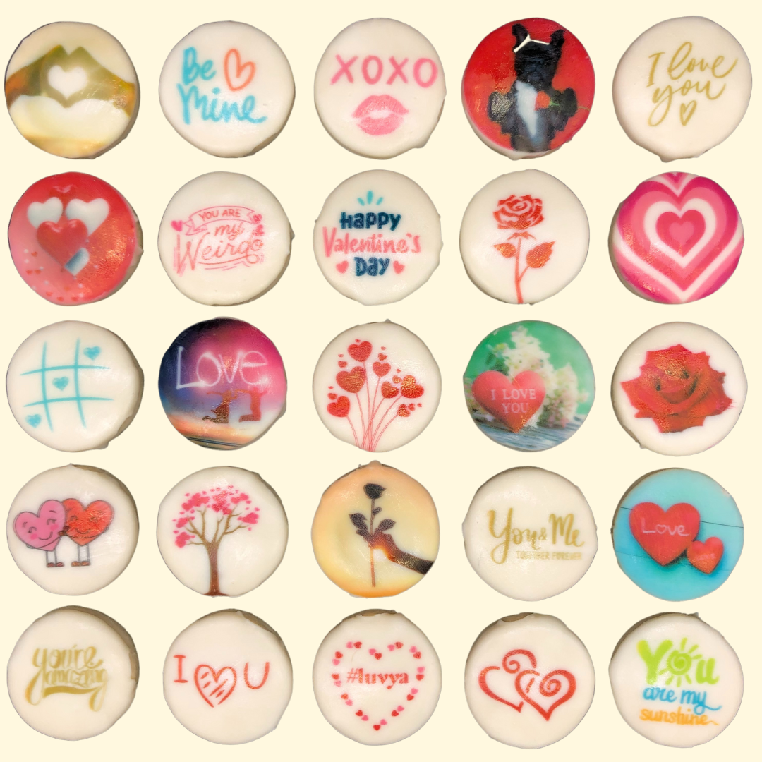 Love You! Valentines Cookies